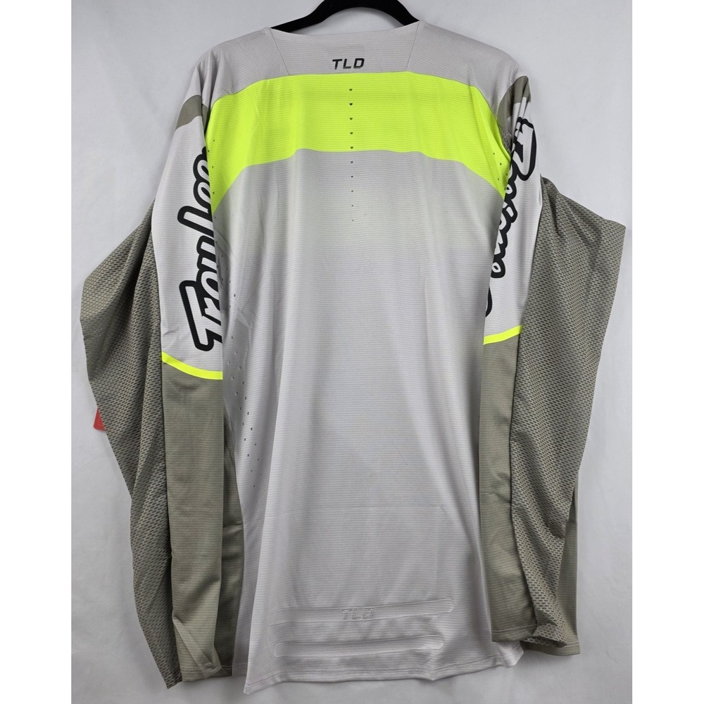 Troy Lee Designs SE Pro Jersey Grid Fog Flo Yellow XL Motocross MTB NWT - Picture 2 of 12
